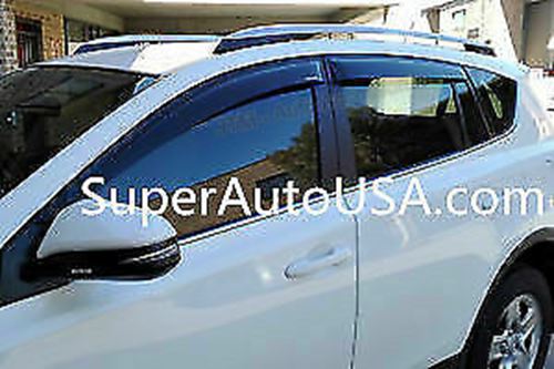 Fit 2015-2019 Subaru Outback Out-Channel Vent Window Visors Rain Sun Wind Guards Shade Deflectors - 0