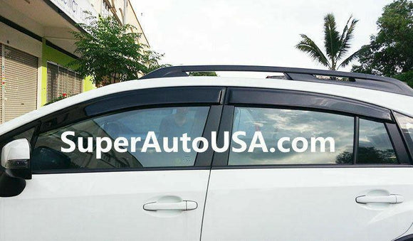 Fit 2015-2019 Subaru Outback Out-Channel Vent Window Visors Rain Sun Wind Guards Shade Deflectors