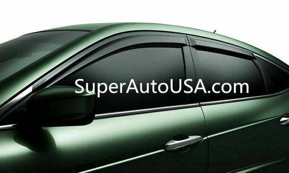 Fit 2015-2019 Subaru Outback Out-Channel Vent Window Visors Rain Sun Wind Guards Shade Deflectors