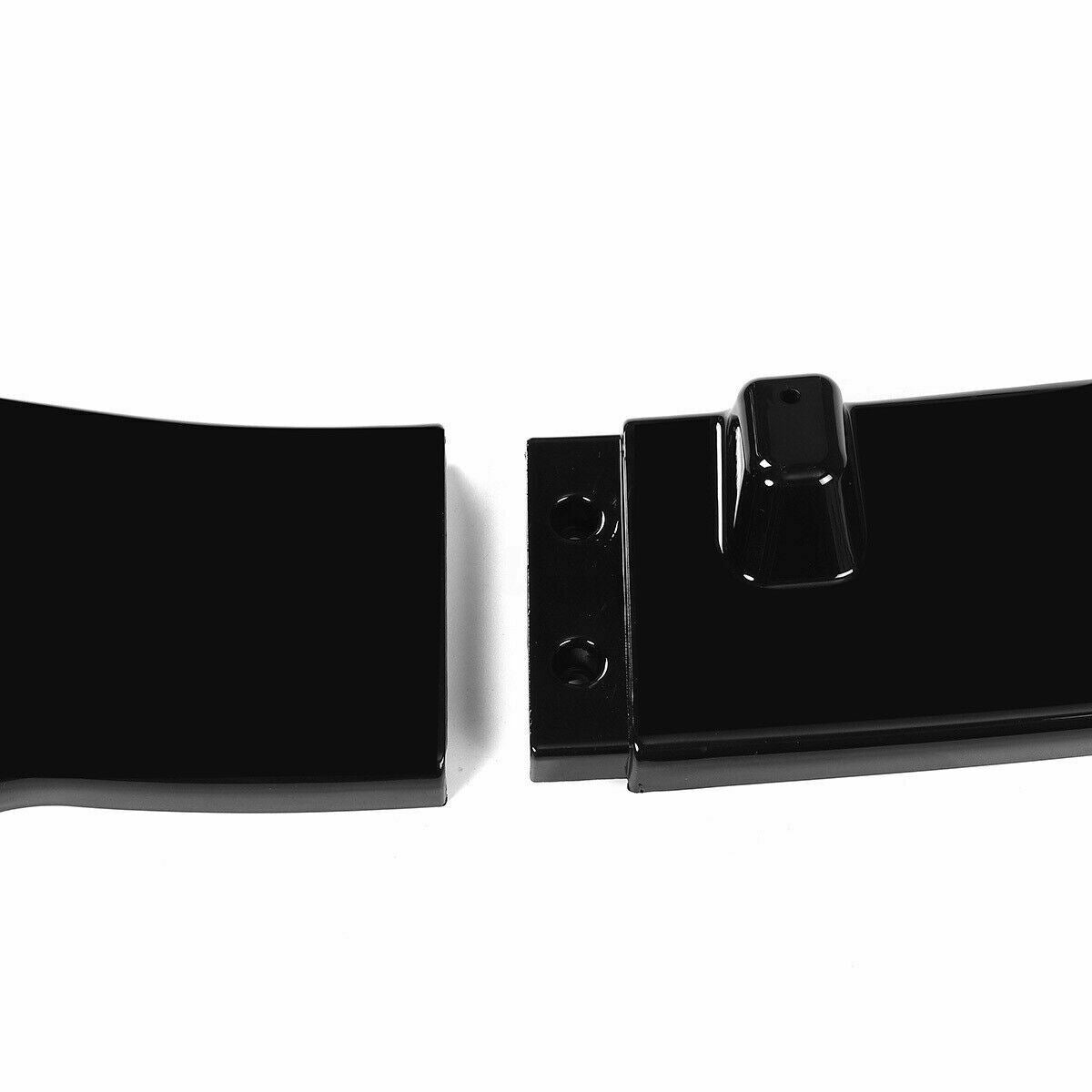 Ajuste 2017-2020 Tesla modelo 3 parachoques delantero labio divisor barbilla (negro brillante)