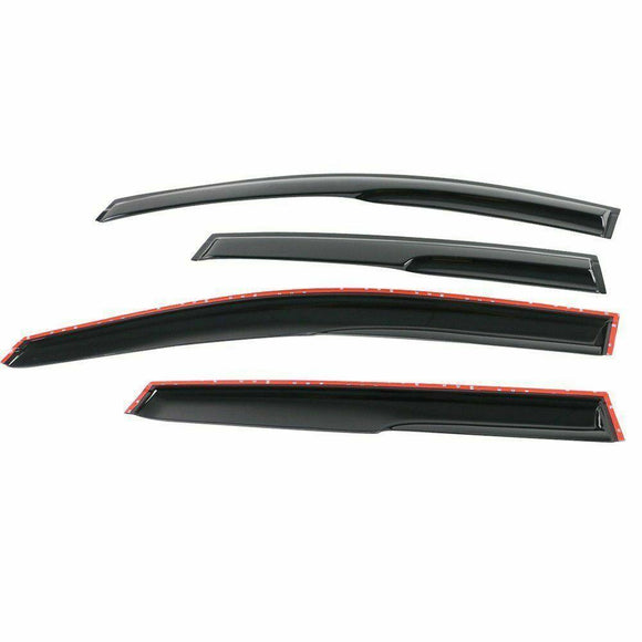 For Hyundai Santa Fe Sport 2013-2018 3D Mugen Style Vent Window Visors Rain Sun Wind Guards Shade Deflectors