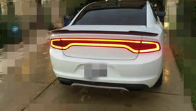 Fit 2011-2020 Dodge Charger Hellcat Style SRT Rear Wing Spoiler  (Unpainted / Matte Black)