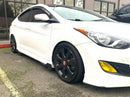 For Hyundai Sonata 2008-2020 Black Side Skirts Splitter Spoiler Diffuser Wing-3