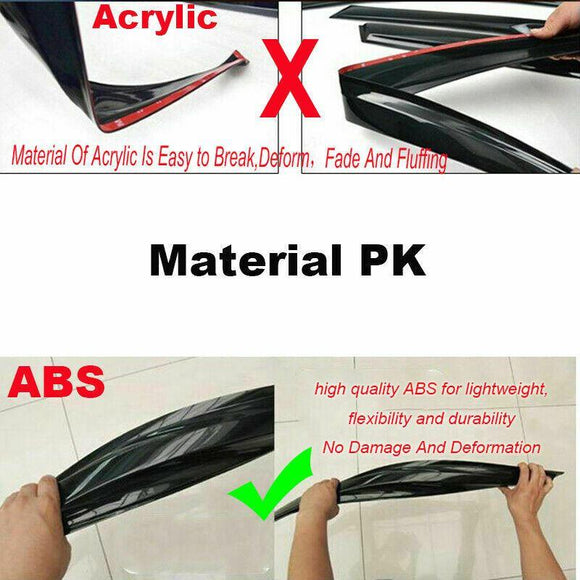 Fit 2011-2021 Jeep Grand Cherokee Window Visors Rain Guards Deflector
