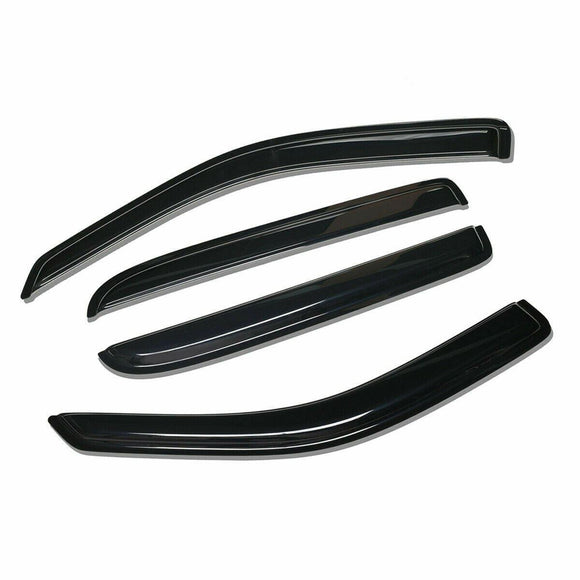 Fit 2015-2021 Chevrolet Tahoe GMC Yukon Out-Channel Vent Window Visors Rain Sun Wind Guards Shade Deflectors