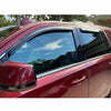Fit 2015-2021 Chevrolet Tahoe GMC Yukon OE Style Vent Window Visors Rain Sun Wind Guards Shade Deflectors