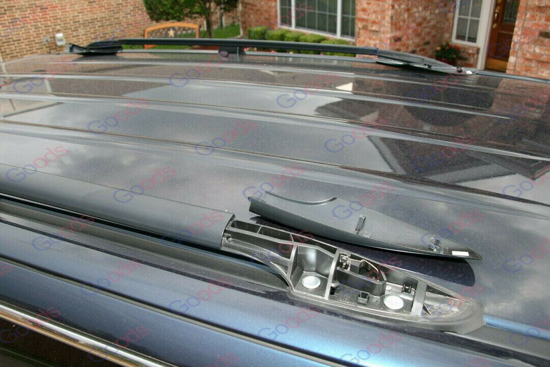 Fit 2009-2015 Honda Pilot Aluminum Roof Rack Side Rails Set Luggage Carrier Bar