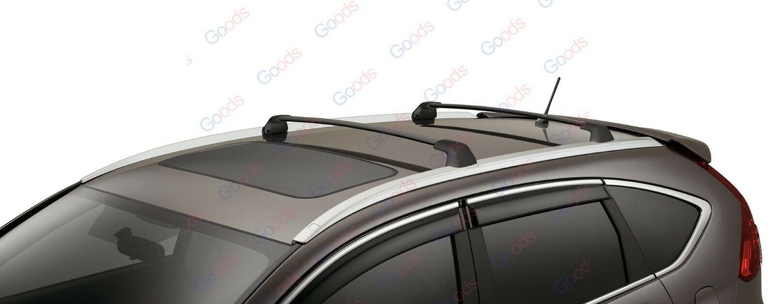 Ajuste 2012-2016 Honda CRV CR-V negro OE estilo de fábrica barra transversal para techo