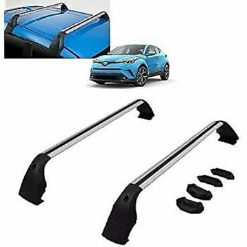 Barra transversal para portaequipaje de techo Toyota CHR CH-R 2017-2021, estilo OE, aluminio de alta calidad 