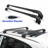 Fit 2010-2021 BMW X1 E84 Black Roof Rack Baggage Luggage Cross Bar Crossbar