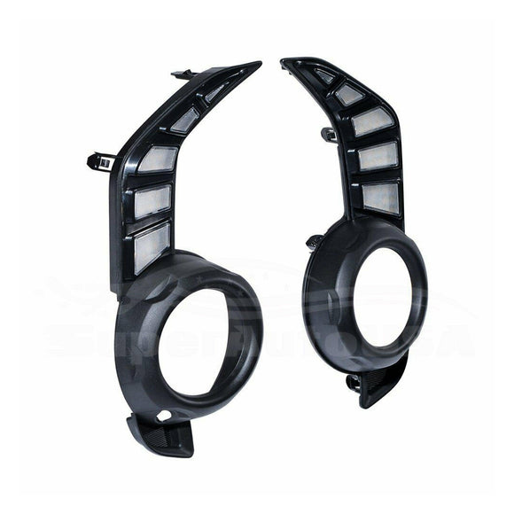 Fit 2014-2026 Toyota 4Runner DRL Turn Signal LED Daytime Running Light Fog Lamps