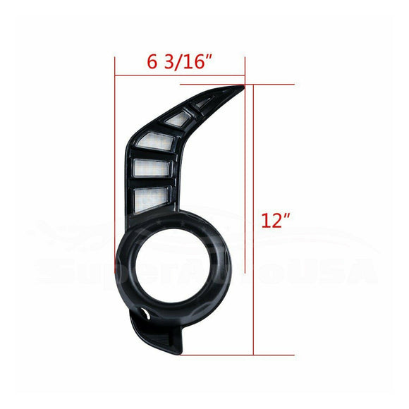 Fit 2014-2026 Toyota 4Runner DRL Turn Signal LED Daytime Running Light Fog Lamps