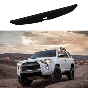 Se adapta a Toyota 4Runner 2010-2021, cubierta de carga retráctil para baúl trasero (negra) 