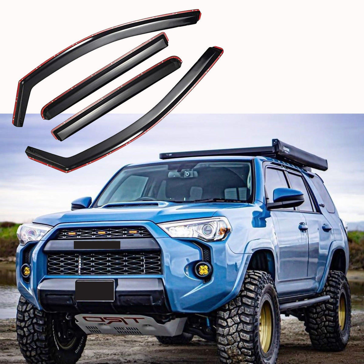 4runner Rear Window Protection Toyota Window Visors | SuperAutoUSA