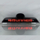 Embellecedor de puerta trasera y tapa de maletero para Toyota 4Runner 2011-2022, color negro, luz de freno-5