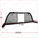 Barra antivuelco de acero reforzado ajustable con LED para camioneta Ford Ranger-6