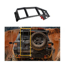 For Toyota 4Runner 2010-2026 Adjustable Aluminum TRD PRO Style Rear Hatch Ladder-1