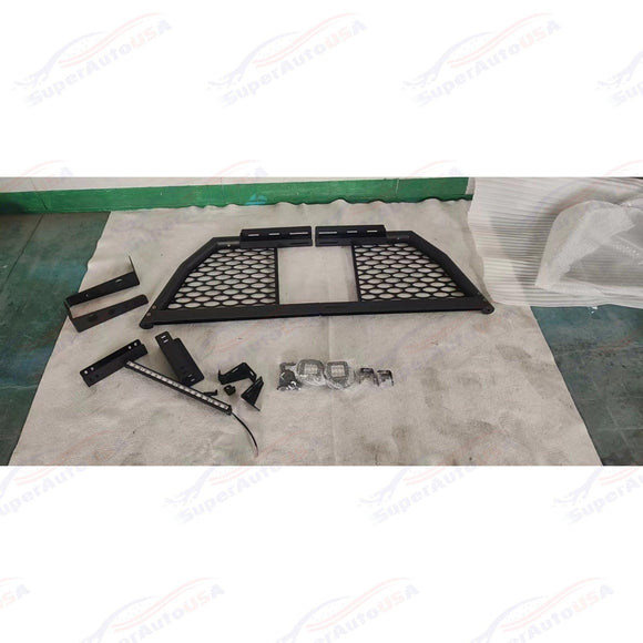 Barra antivuelco de acero reforzado ajustable con LED para camioneta Ford Ranger