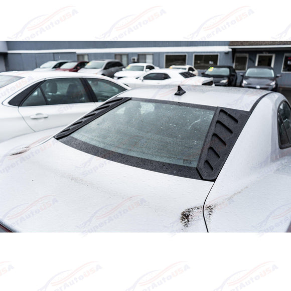 For Chevy Chevrolet Camaro 5th 2010-2015 Matte Black Sunshade Rear Window Louver