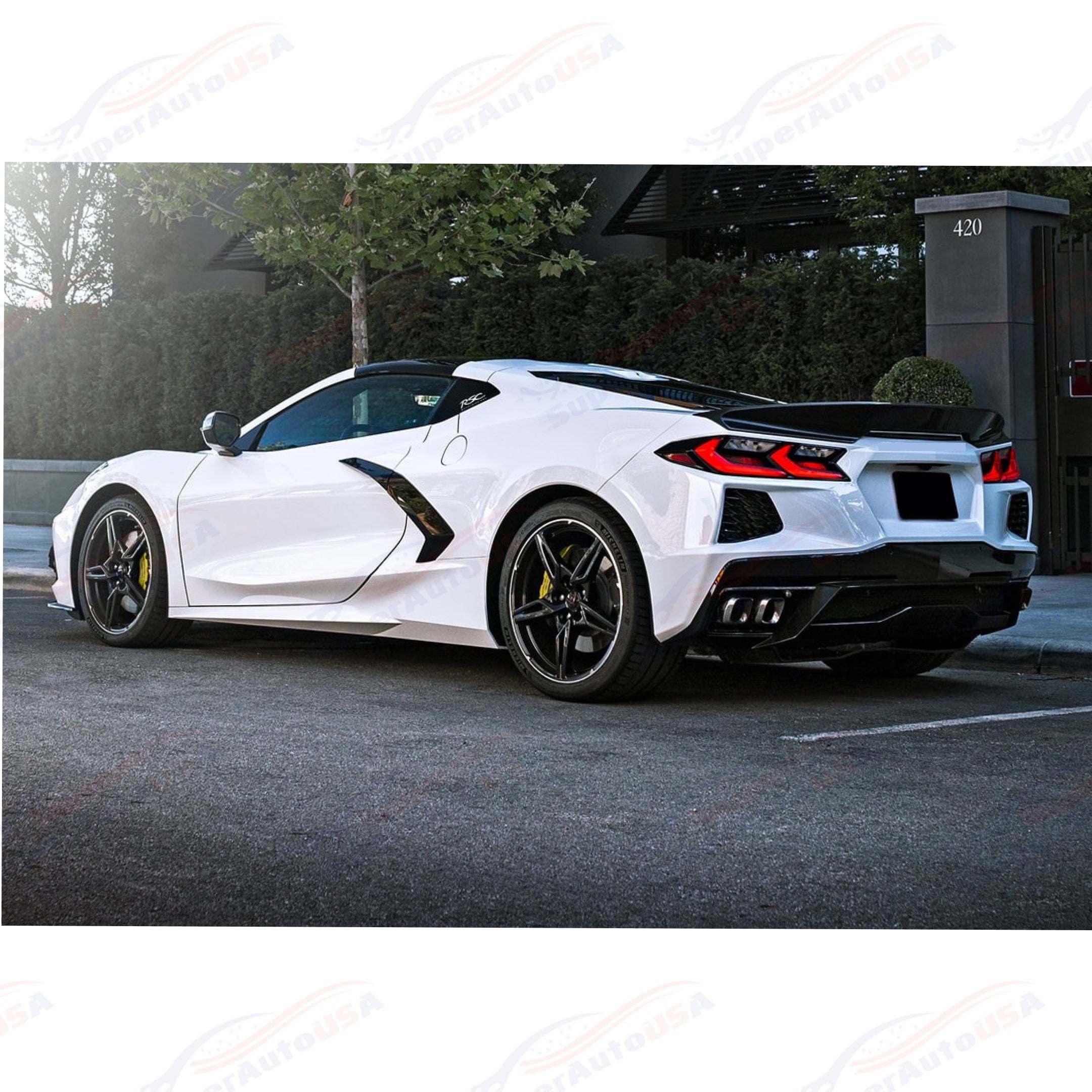 For 2020+ Corvette C8 Performance Ducktail Rear Trunk Spoiler