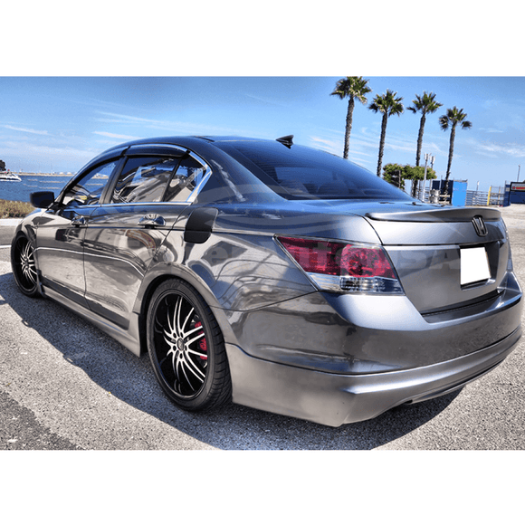 Kit de carrocería con faldones laterales estilo MOD para Honda Accord 4 puertas 2008-2012, PP negro, EE. UU. 