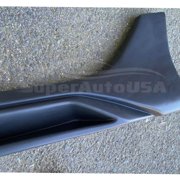 Fit 2013-2017 Honda Accord 3D Mugen MOD Style Side Skirts Body Kit (Unpainted Matte Black)