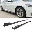 Fit 2018-2023 Honda Accord ST Style Side Skirt Extension Lip (Carbon Fiber Print)-2