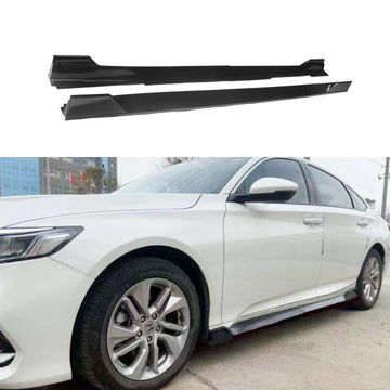 Extensión de faldón lateral estilo ST para Honda Accord 2018-2023 (impresión de fibra de carbono)