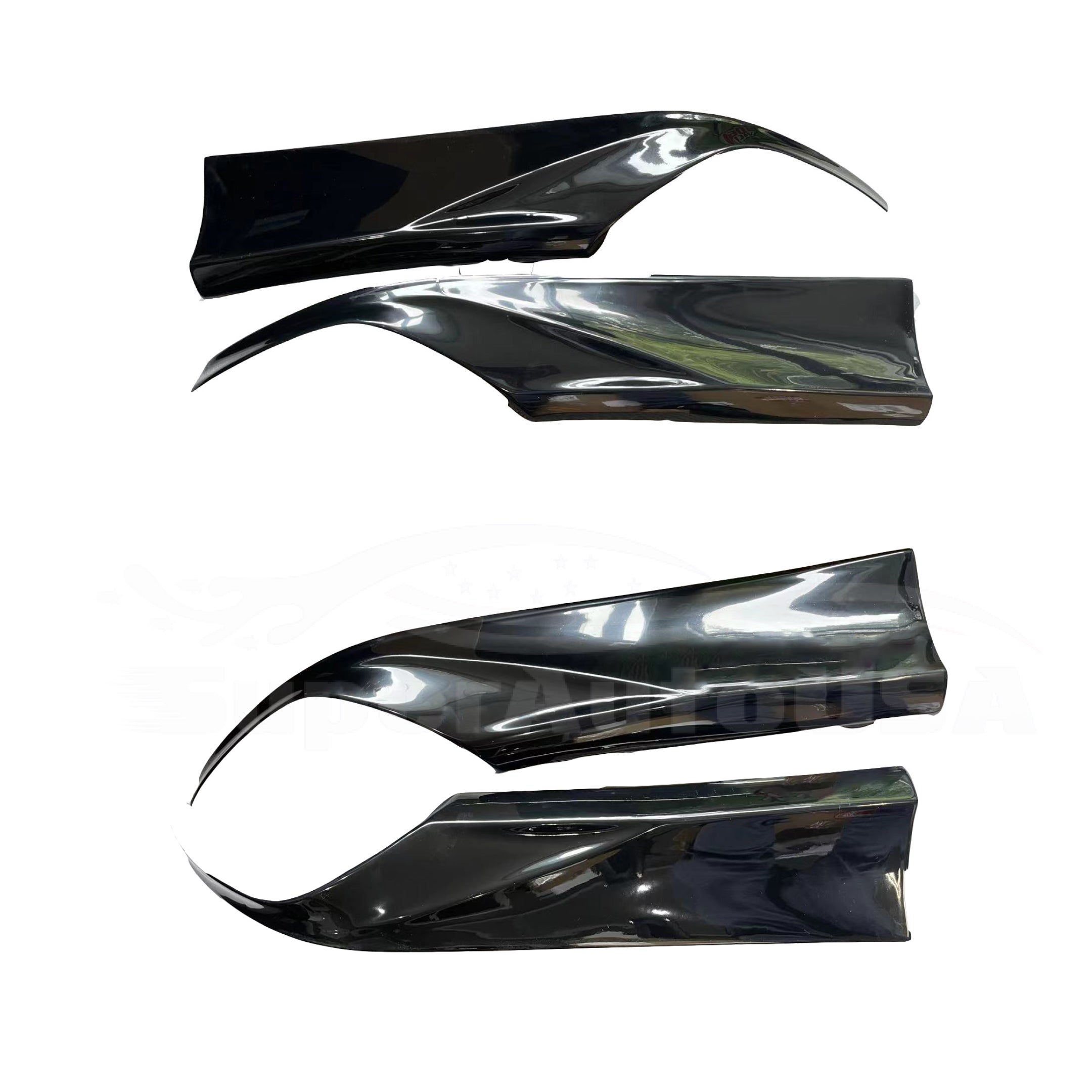 Ajuste 2015-2019 BMW F80 M3 F82 F83 M4 parachoques delantero Splitter Lip (impresión de fibra de carbono) - 0