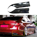FOR 2018-2022 HONDA Accord Rear Bumper Splitter Corner Apron Spat Valance (Black)-1