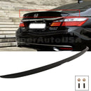 Fit 2013-2017 ACCORD 4DR SPORT TRUNK LID SPOILER WING (Painted #NH731P Crystal Black )-2