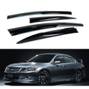 Fit 2008-2012 Honda Accord 3D Mugen Style Vent Window Visors Rain Sun Wind Guards Shade Deflectors-1