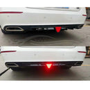 Fit 2018-2023 Honda Accord Sport Rear Diffuser Spoiler w/ LED Brake Light (Gloss Black)-2