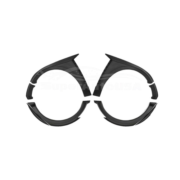 Kit de embellecedor de guardabarros para carrocería, cubierta de arco, color negro mate, para Honda Accord 2018-2022 