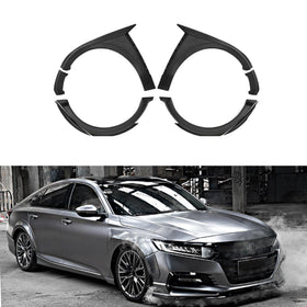 For 2018-2022 Honda Accord Matte Black Arch Cover Trim Body Fender Flare Kit