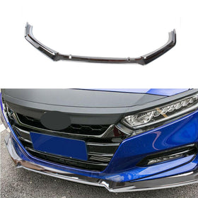 Front Splitter Lip Spoiler Fits 2018- 2020 Honda Accord 4Dr Sedan