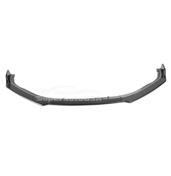 Fit 2018-2023 Honda Accord 4Dr Sedan Front Bumper Lip Spoiler (Carbon Fiber Print)