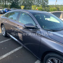 Fit 2018-2023 Honda Accord 3D Wavy Style Chrome Trim Vent Window Visors Rain Sun Wind Guards Shade Deflectors-3