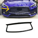 Fits 2017-2022 Q60 Front Grille Grill Outline Trim Frame Cover (Gloss Black)-1