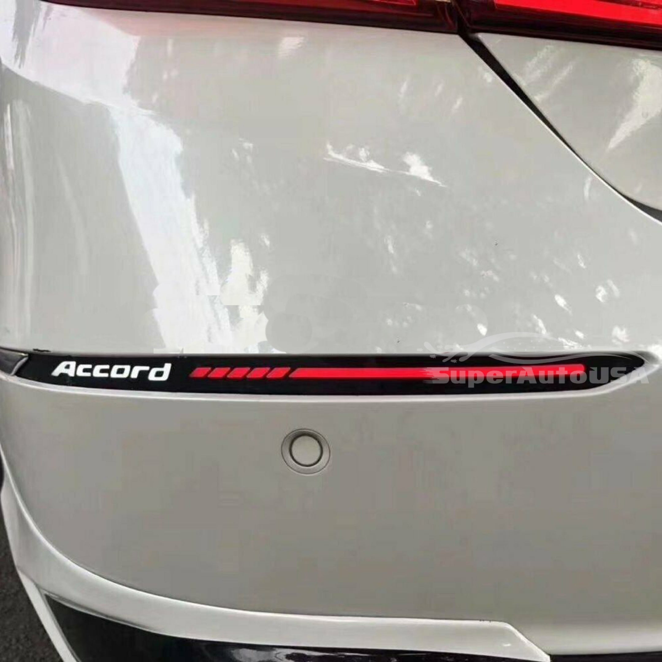 Fits 2018-2021 Honda Accord LED Reflector Tail Light Rear Bumper Lamp Smoke - 0