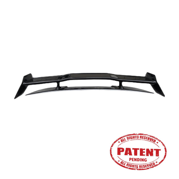 SuperAutoUSA Durable Matte Black Rear Diffuser Bumper Cover for Ford Mustang EcoBoost Convertible 2025.
