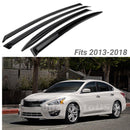 Fit 2013-2018 Nissan Altima Out-Channel Vent Window Visors Rain Sun Wind Guards Shade Deflectors-2