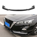 Fit 2019-2020 NISSAN ALTIMA FRONT BUMPER LIP SPOILER SPLITTER (Gloss Black)-1