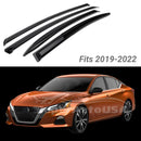 Fit 2019-2025 Nissan Altima Vent Window Visors Rain Sun Wind Guards Shade Deflectors-2