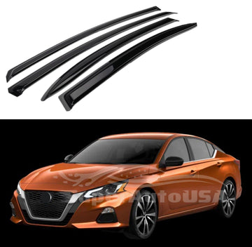 Se adapta a los modelos Nissan Altima 2019-2023, viseras para ventanas con ventilación, protectores contra la lluvia, el sol y el viento, deflectores de sombra 