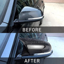 Fits BMW 1/3/4 series M2 Rearview Side Mirror Cover Caps Horn Style (Carbon Fiber Print)-3
