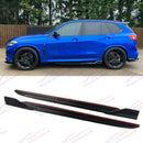SuperAutoUSA BMW X5 M 19 20 21 22 23 body kit with front splitter lip and side skirts.
