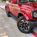 Se adapta a los estribos laterales y pedales de protección Nerf Bar de Ford Bronco de 4 puertas del año 2021-2022 -2