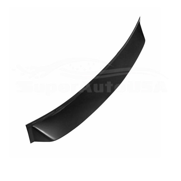 Fit 2012-2017 Toyota Camry ABS Black Rear Roof Window Visor Spoiler 3D JDM (Black)