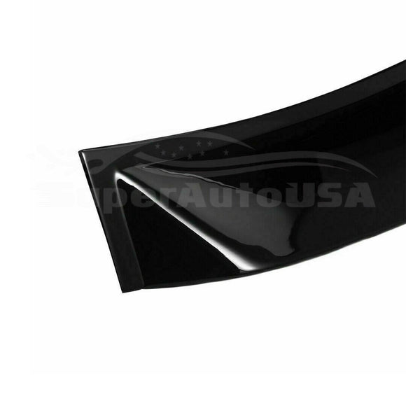 Fit 2012-2017 Toyota Camry ABS Black Rear Roof Window Visor Spoiler 3D JDM (Black)